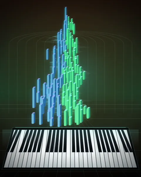 Retrato musical da edição English Suite II: Bourree II, BWV 807