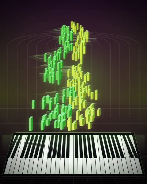 Retrato musical da edição Invention 4, BWV 775