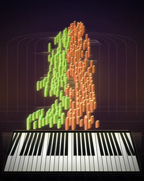 Retrato musical da edição Das Wohltemperierte Clavier I, Fuga III, BWV 848