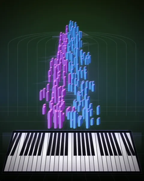 Retrato musical da edição Das Wohltemperierte Clavier I, Fuga VI, BWV 851