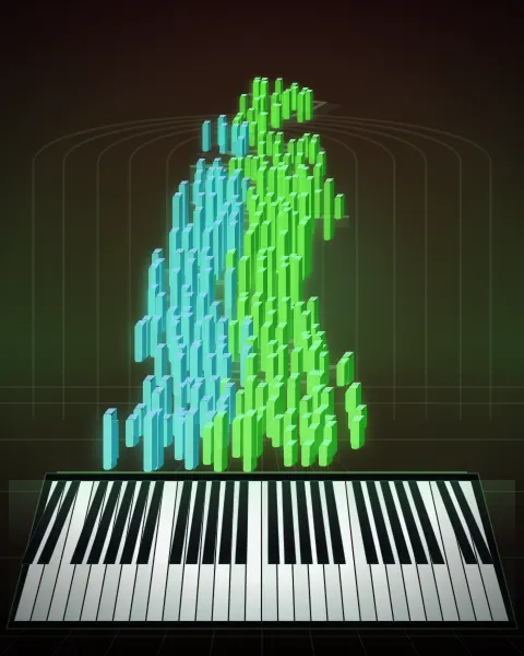 Retrato musical da edição Chromatic Fantasy and Fugue, BWV 903 (Fantasy)