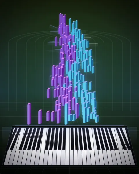 Retrato musical da edição Die Kunst der Fuge, Contrapunctus XIV - Canon alla Decima, BWV 1080