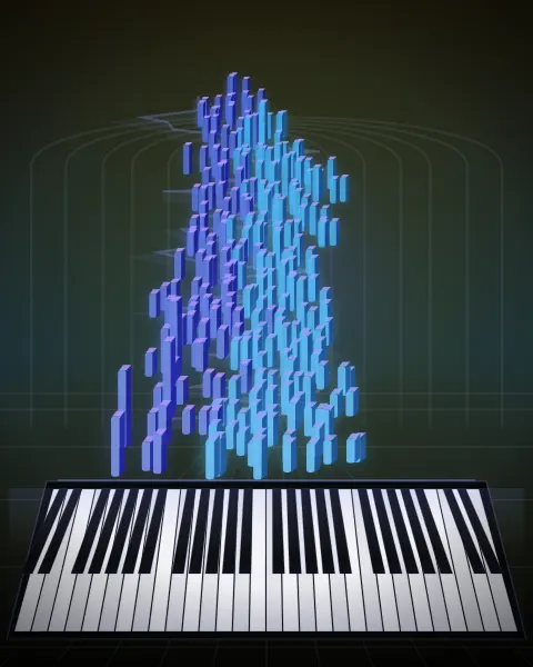 Retrato musical da edição Fugue in E-flat Major KV 153/375f