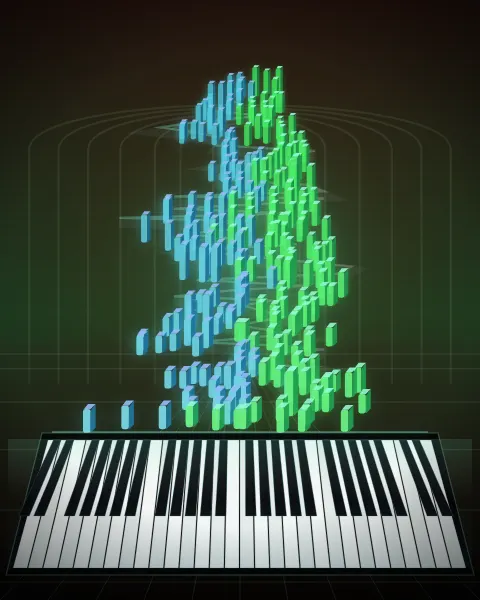 Retrato musical da edição Sonata Facile - First movement, K 545