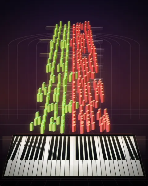 Retrato musical da edição Sonate Opus KV 331 - Variation 4