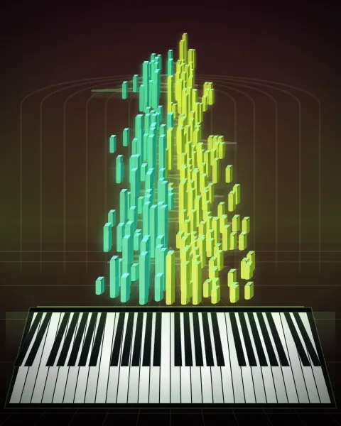 Retrato musical da edição Sonate Opus KV 331 - Variation 5