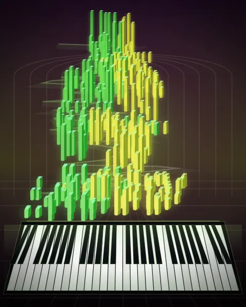 Retrato musical da edição Sonata No. 17 (1st Movement: Largo - Allegro), Op. 31, No. 2