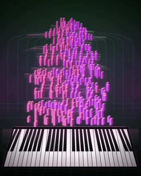 Retrato musical da edição Sonata No. 24 (2nd Movement: Allegro vivace), Op. 78