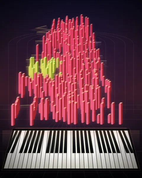 Retrato musical da edição Prelude in Lydian Mode