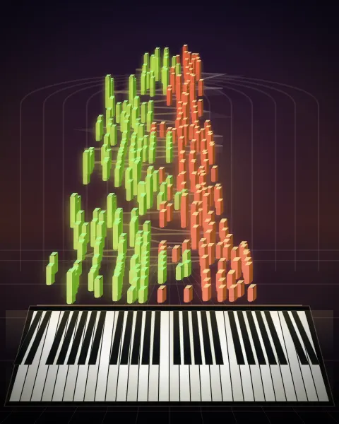 Retrato musical da edição Keyboard Sonata in D Major, K.491