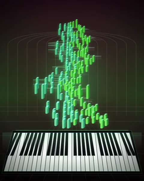Retrato musical da edição Kinderscenen - Hasche-Mann, Op. 15, No. 3