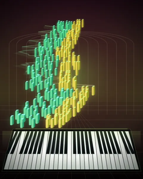 Retrato musical da edição Kinderscenen - Wichtige Begebenheit, Op. 15, No. 6