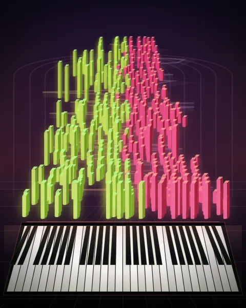 Retrato musical da edição Dix Pièces pour orgue : Toccata