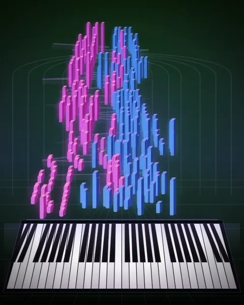 Retrato musical da edição Mignon und der Harfner, Op. 62