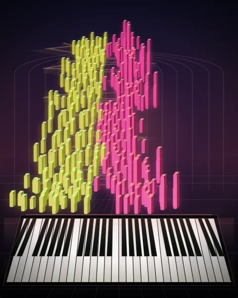 Retrato musical da edição Murrays Ermordung, Op.14