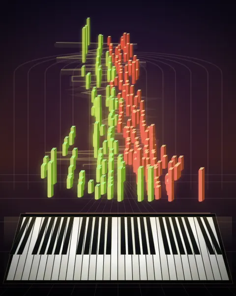 Retrato musical da edição The Year's at the Spring, Op. 44