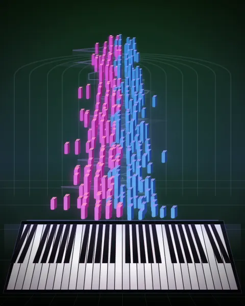 Retrato musical da edição Feuerfarb, Op.52