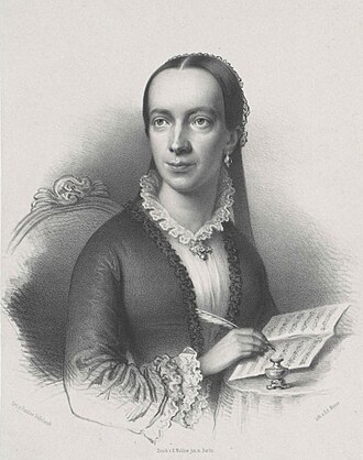 Retrato histórico de Emilie Mayer