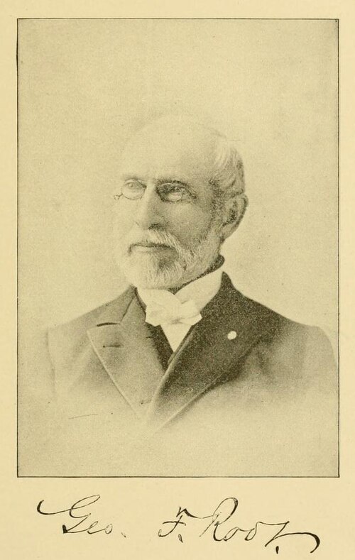 Retrato histórico de George Frederick Root