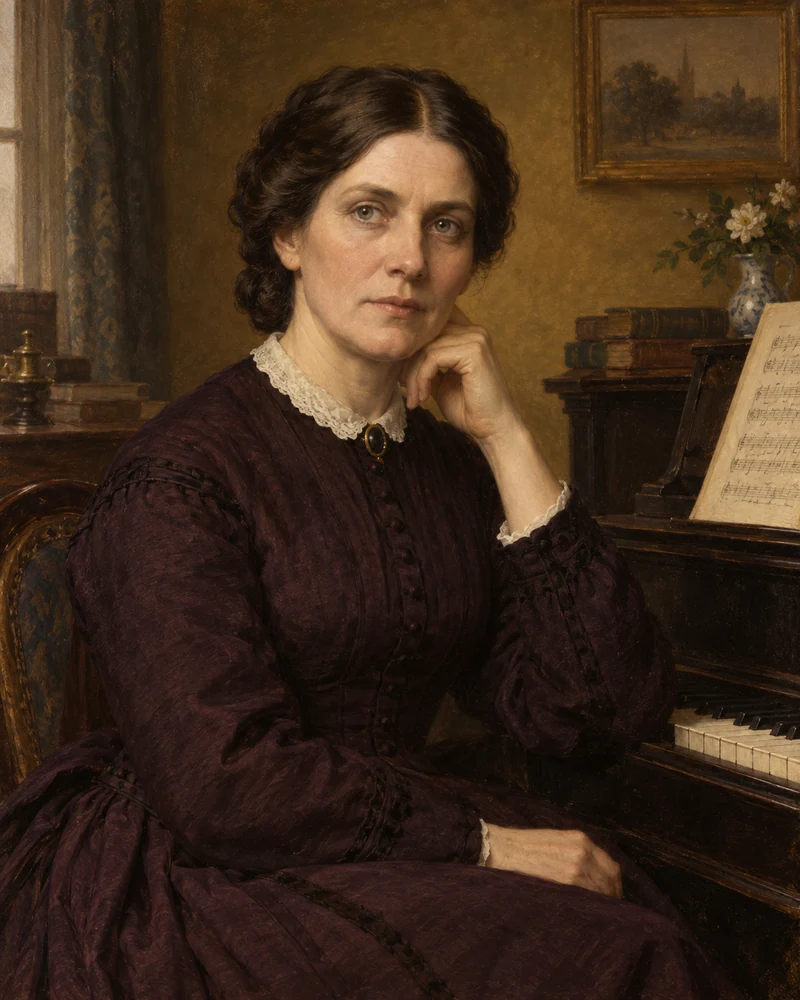 Retrato imaginado de Ellen Dickson