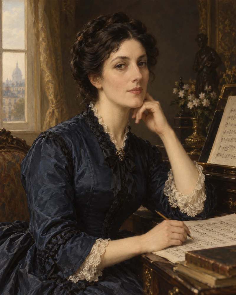 Retrato imaginado de Pauline Thys